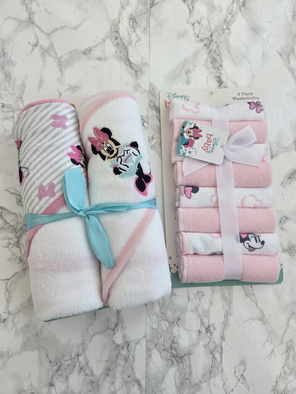 Disney Minnie  baby Towels & Washcloths  Baby Shower Gift